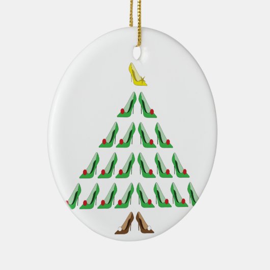 kerstschoen keramisch ornament (Rechts)