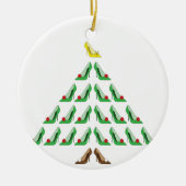 kerstschoen keramisch ornament (Voorkant)