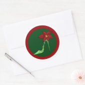 Kerstschoenen Stickers (Envelop)