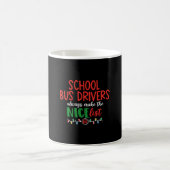 Kerstschoolbuschauffeur, schoolbus koffiemok (Center)