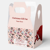 Kerstschoonheidssalon Cadeautas Verpakkingsdoos Bedankdoosjes (Geopend)