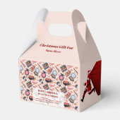 Kerstschoonheidssalon Cadeautas Verpakkingsdoos Bedankdoosjes (Voorkant Zijde)