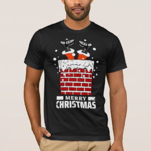 Kerstschoorsteen Grappig T-shirt