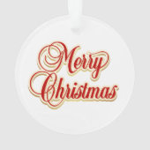 Kerstschrift Capybara Ornament (achterkant)