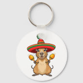 Kerstschrift Capybara Sleutelhanger (Achterkant)