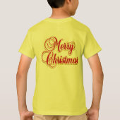 Kerstschrift Capybara T-shirt (Achterkant)