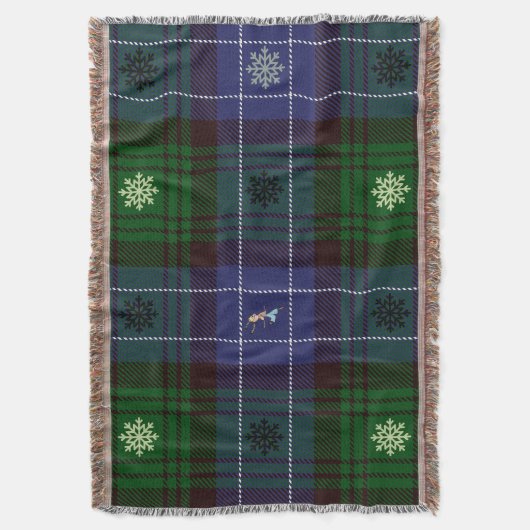 kerstschroefdraad deken (Voorkant Verticaal)