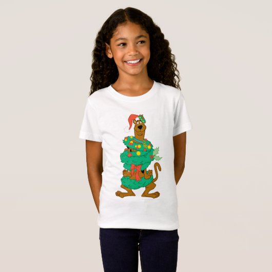 kerstscooby t-shirt (Voorkant volledig)