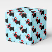 KerstScottie Dogs Pattern Bedankdoosjes (Voorkant Zijde)