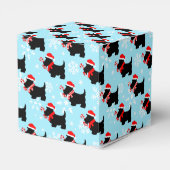 KerstScottie Dogs Pattern Bedankdoosjes (Achterkant)