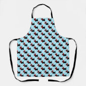 KerstScottie Dogs Pattern Schort (Voorkant)