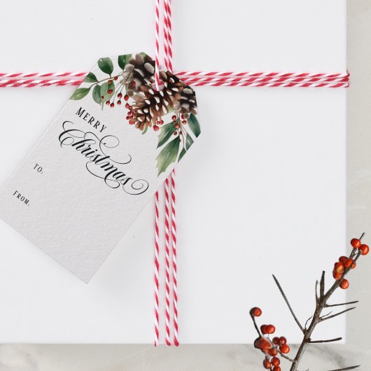 Kerstscript Cadeaulabel