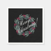 kerstscript, feestelijk servet (Voorkant)