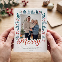 Kerstscript Kerstbes Hulst en Dennen Foto