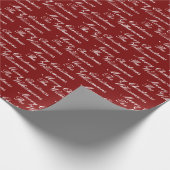 Kerstscript met eigen naam cadeaupapier (Hoek)