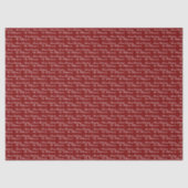 Kerstscript met eigen naam tissuepapier (Voorkant)