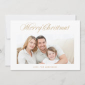 Kerstscript traditionele kerstkaart (Voorkant)