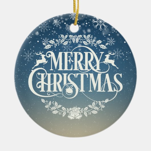 Kerstscript Vader, Papa Definitie Keramisch Ornament (Voorkant)