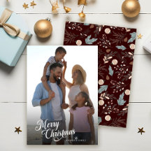 Kerstscript Volledige foto Boho Greenery