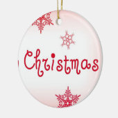 Kerstscriptie ornament (Links)