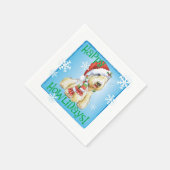 KerstSealyham Terrier Napkins Servet (Hoek)