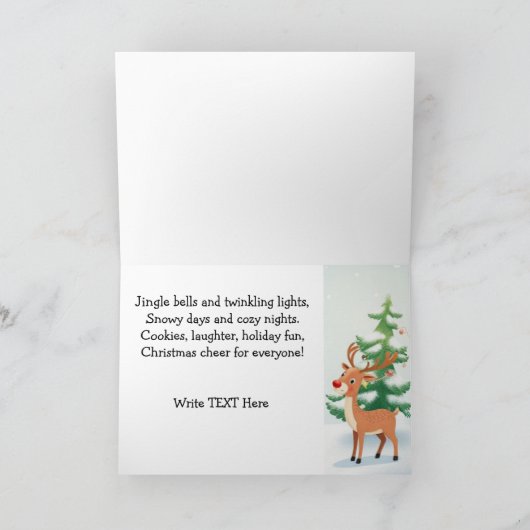 Kerstsegen Kaart (Binnen)