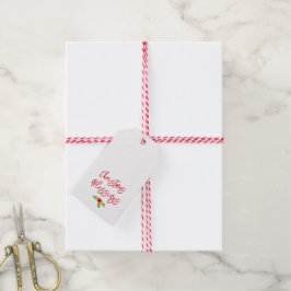 Kerstsegen Vakantiegroet Hulst Kerst  Cadeaulabel