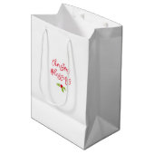 Kerstsegen Vakantiegroet Hulst Kerstmis Medium Cadeauzakje (Voorkant Gekanteld)