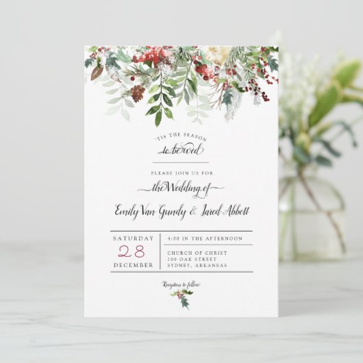 Kerstseizoen 2 Uitnodiging (Staand voorkant)