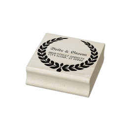 Kerstseizoen Bloemendecoratie Elegant Vintage Rubberstempel