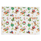 Kerstseizoen Cadeautas Schattig Festief (Achterkant)