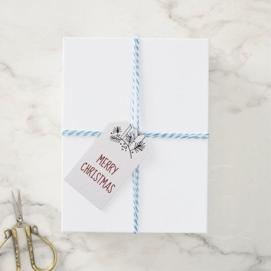kerstseizoen Gift-Labels Cadeaulabel (Met Touw)