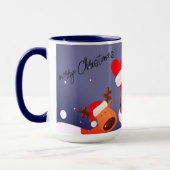 Kerstseizoen leuke Sinterklaas mok (Links)