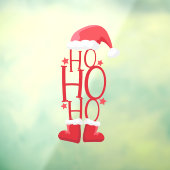 Kerstseizoen Word Art Ho Ho Ho Raamsticker (Vel 3)
