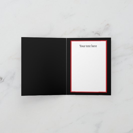 Kerstseizoenen groeten pinguïn postbode feestdagen kaart (Binnen)