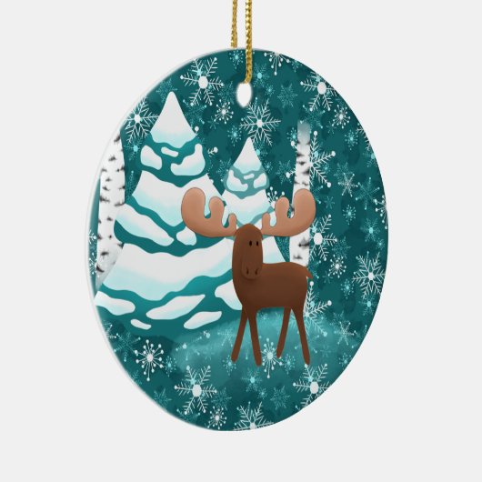 Kerstseizoensgebonden feestdag ornament (Rechts)