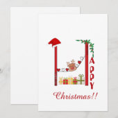 Kerstserie 08 feestdagenkaart (Voorkant / Achterkant)