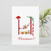 Kerstserie 08 feestdagenkaart (Staand voorkant)