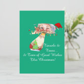 Kerstserie 20 feestdagenkaart (Staand voorkant)