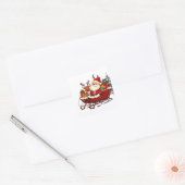 Kerstserie 4 - Sleigh Stickers (Envelop)