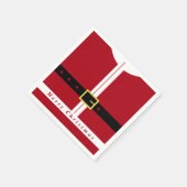 Kerstservetten Grappig Sinterklaas Ontwerp Servet (Hoek)