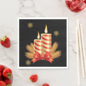 Kerstservetten, Kerstkaars Servet (Insitu)