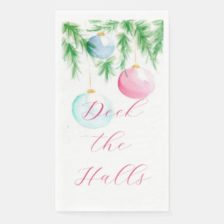 Kerstservetten met ornament servet