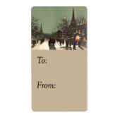 kerstservices  cadeauLabel Etiket (Voorkant)