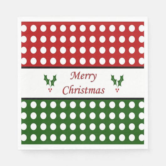 Kerstservkin Servet (Voorkant)