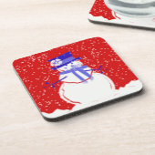 kerstset - Cute Snowman - Onderzetters (Linkerzijde)