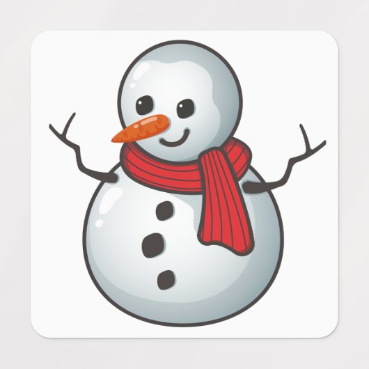 kerstset labels (Design 1)