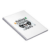 Kerstsfeer bakken notitieboek (Rechterzijde)