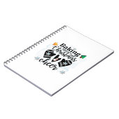 Kerstsfeer bakken notitieboek (Linkerzijde)
