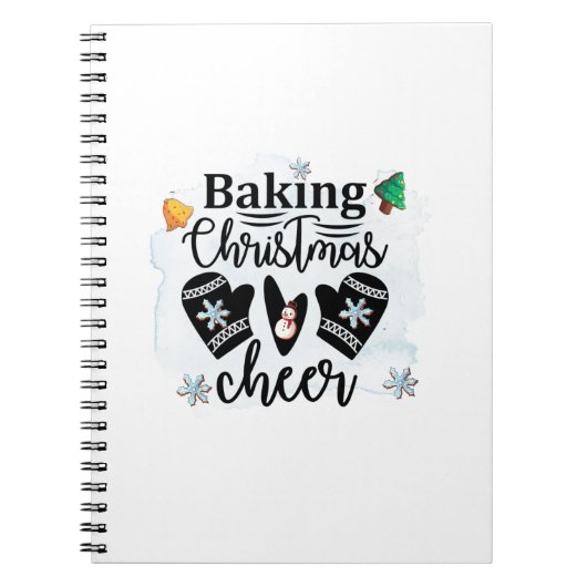 Kerstsfeer bakken notitieboek (Voorkant)